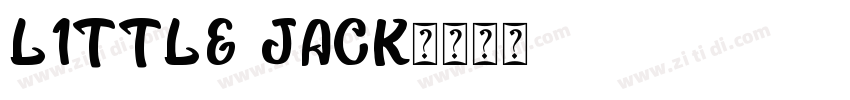 LITTLE JACK字体转换
